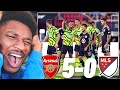 American Reacts To Arsenal EMBARASSING The MLS All-Stars 5-0 😭