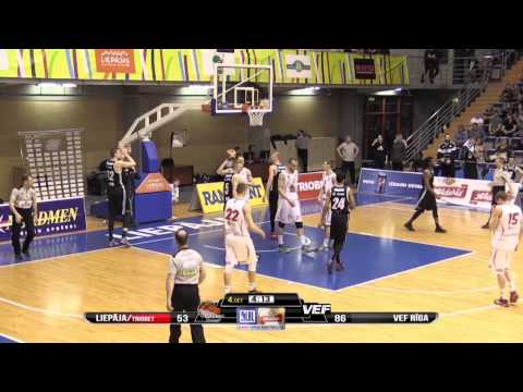 Aldaris/LBL 1/2 fināla BK VEF - BK Liepāja/Triobet 4.spēles highlights