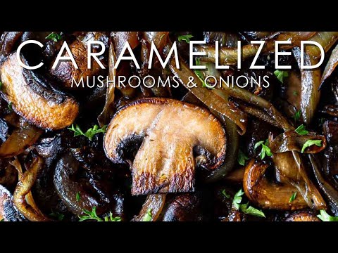 ✨Elevate✨ All Meals with This 4-Ingredient Recipe | Caramelized Onions and Mushrooms