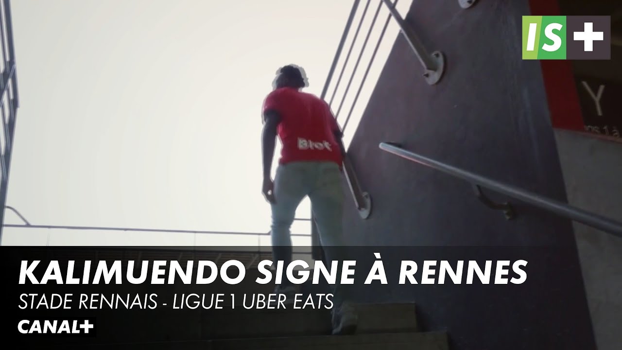 Arnaud Kalimuendo signe au Stade Rennais - Ligue 1 Uber Eats