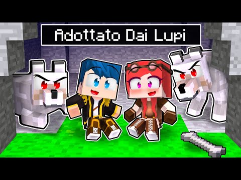 SONO STATO ADOTTATO DA UNA FAMIGLIA DI LUPI! - MINECRAFT