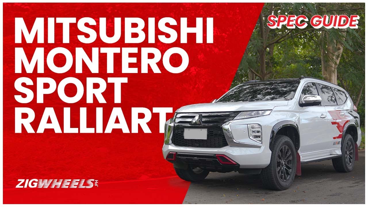 2022 Mitsubishi Montero Sport Black Series RALLIART 4x2 Spec Guide | Zigwheels.Ph