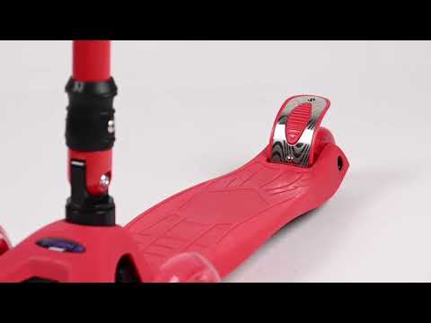 Video de Monopatín Plegable 4 ruedas Storm Rojo