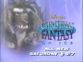 Disney S Christmas Fantasy On Ice Advertisement Commercial 1992