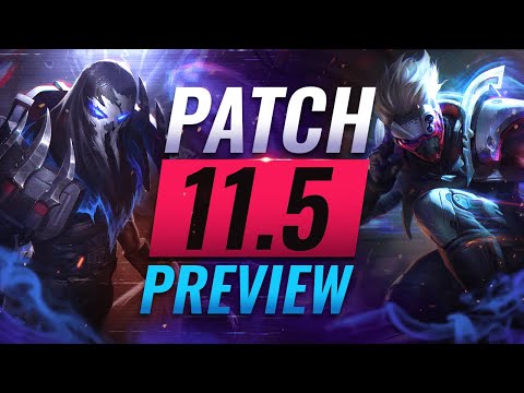 NEW PATCH PREVIEW: Upcoming Changes List For Patch 11.5 - League of Legends