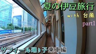 (ゆっくり実況)夏の伊豆旅行 with台風　part1　サフィール踊り子乗車 編　[第27弾]