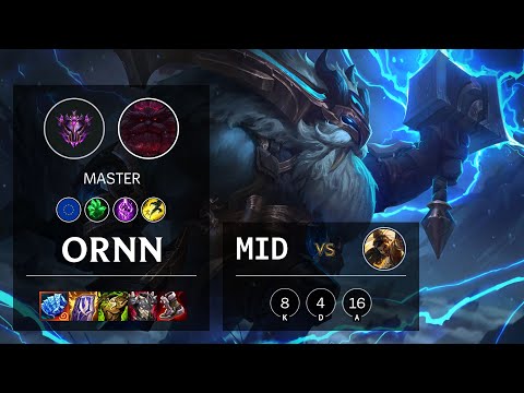 Ornn Mid vs Akshan - EUW Master Patch 11.24
