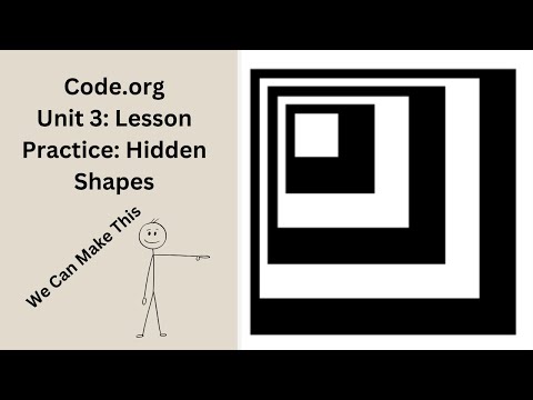 Code org CSD Unit 3 Lesson 4 Practice Missing Shapes