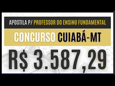 Concurso SME Cuiabá-MT 2023 - Apostila PREPARATÓRIA para Professor do Ensino Fundamental