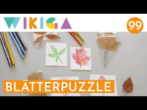 BLÄTTERPUZZLE | WIKIGA - Wie im Kindergarten