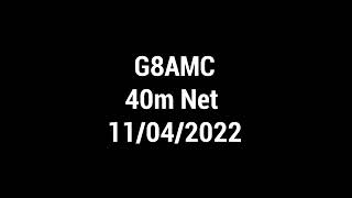 1 G8AMC Net 13th April 22