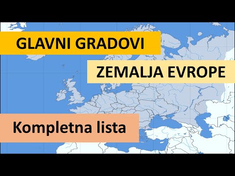 Svi glavni gradovi Evrope