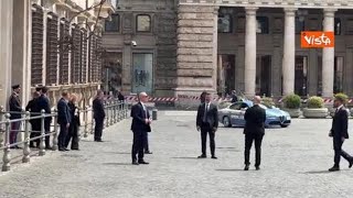 Rubio arriva a Palazzo Chigi per incontrare Meloni