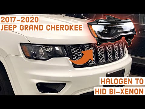 2017-2021 Jeep Grand Cherokee LED HID Headlight Swap