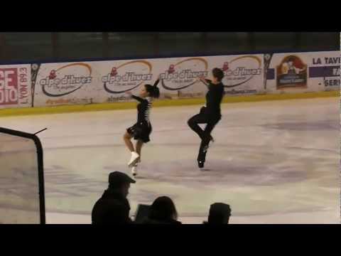 Estelle ELIZABETH et Romain LEGAC - International Trophy of Lyon 2013 - SD