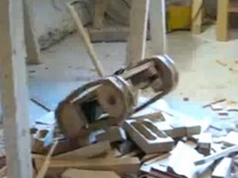 Cool Wooden Tank Thread Vehicle