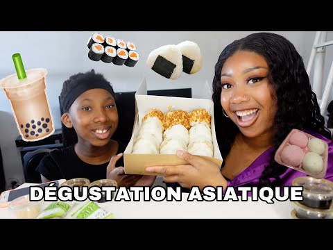 ASIAN TASTING 🍣🍙🍡🍜🧋- LAURYN AND LÉANA