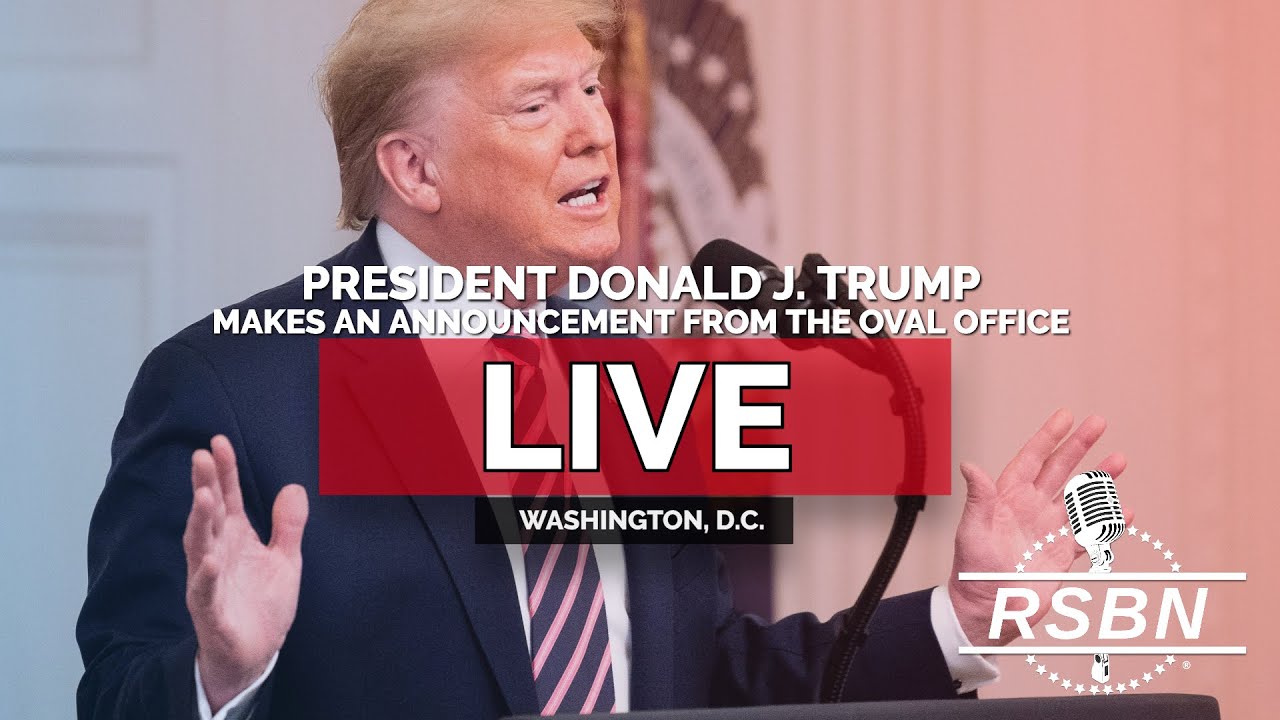 LIVE: President Trump Makes an Announcement from the Oval Office - 12/19/2