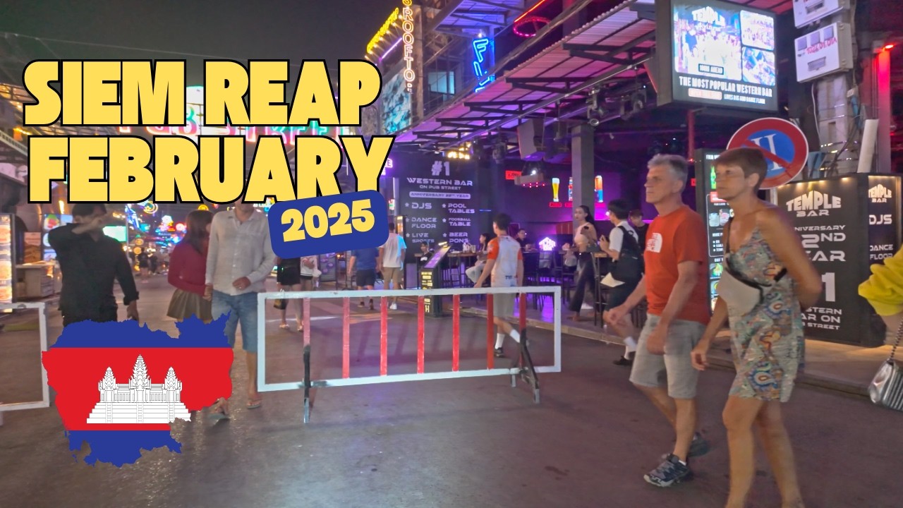 🇰🇭 Ultimate Siem Reap Nightlife Tour – Where to Go 2025! 🎉