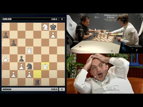 Tiebreak Madness: Magnus blundering, Hans in the commentary booth, Levon playing his best chess