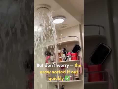 Thumbnail for When a Cruise Cabin Vent Turns into a Waterfall - No worries the Crew Sorted Issue out fast!