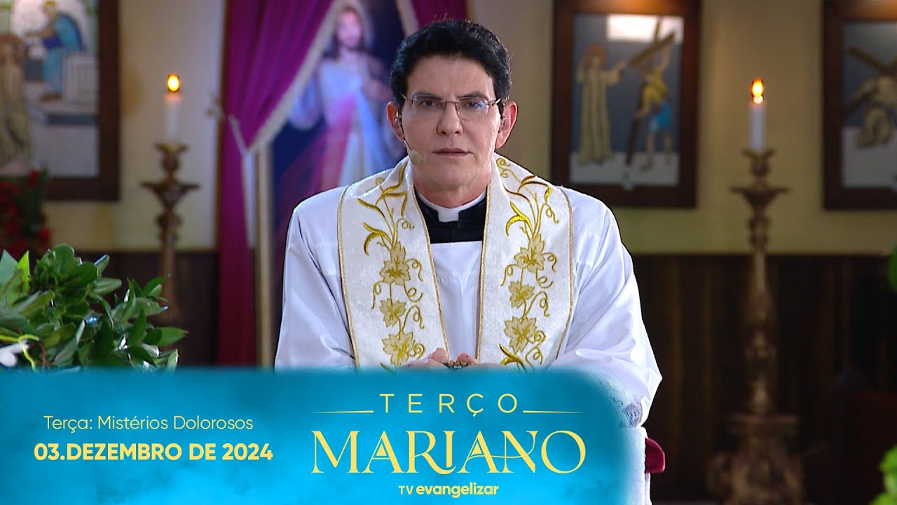 Terça-Feira: Mistérios Dolorosos | Terço Mariano com @PadreManzottiOficial | 03/11/24