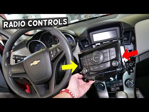 CHEVROLET CRUZE RADIO SWITCHES CONTROL REMOVAL REPLACEMENT. Chevy Cruze