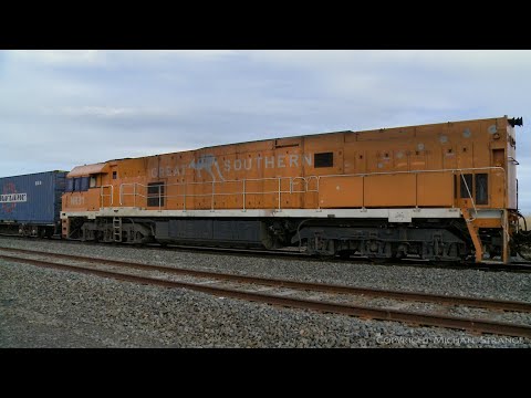 4MA5 Container Train With NR31 "Great Southern" Locomotive (24/3/2021) - PoathTV Railways