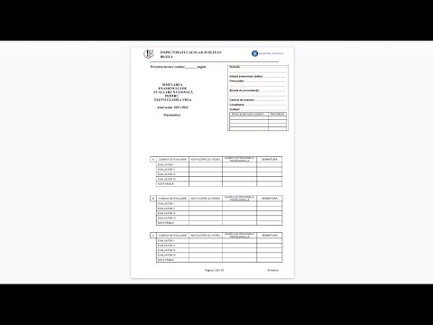 Simulare Evaluare Nationala 2022 - Braila