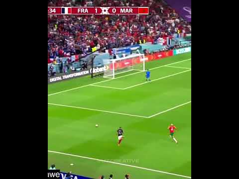 Mbappe Crazy Speed Run vs Morocco!! #worldcup2022 #france #morocco