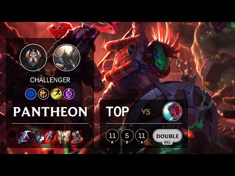 Pantheon Top vs Yone - EUW Challenger Patch 11.7