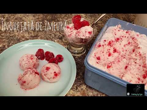 Raspberry Ice Cream with Only 3 Ingredients / Tasty and Fast