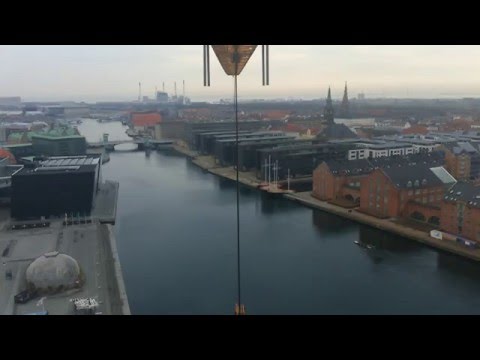 Widok z 80 metrów na Kopenhage // View from 80 meters Tower Crane at the Copenhagen city
