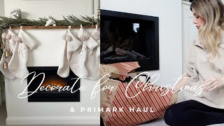 Decorating Our Room For Christmas, Primark Haul & Clean With Me