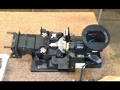 Sony Optical Block Removal and Disassembly for Green Yellow Picture Fog Blob KDS R 50 60 XBR1
