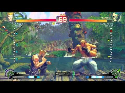 SSF4 Rank Match  ACE E I RI N (GU)  vs  ACQUA0316 (SA)
