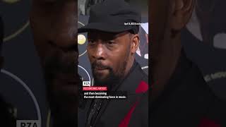 Wu-Tang Clan's RZA shares his thoughts on hip-hop approaching its 50th anniversary. #shorts