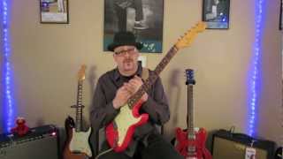 Video thumbnail for Fender Mark Knopfler Stratocaster Demo and Review by SixStringBluesDotCom