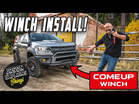 Chevy Colorado ZR2 Bison COMEUP Winch INSTALL DIY
