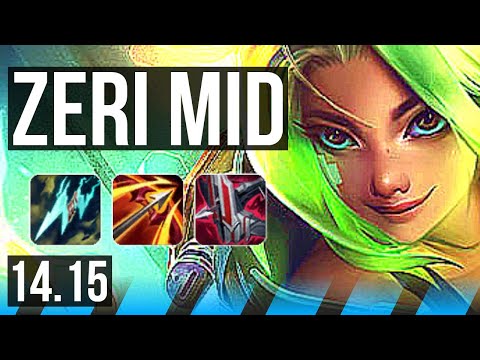 ZERI vs SYLAS (MID) | 77% winrate, Quadra, 53k DMG | VN Grandmaster | 14.15
