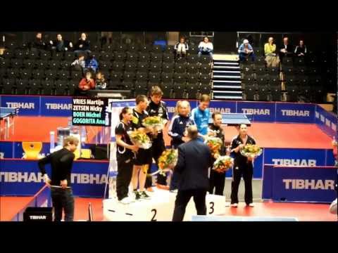 TMC: FINALE Mix-dubbel NK Tafeltennis Zwolle - 2 maart 2013