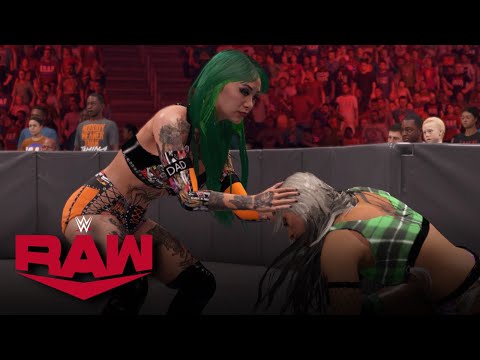 WWE 2K22 RAW SHOTZI ATTACKS LIV MORGAN DURING HER ENTRANCE, THIS RIVALRY STARTS HERE FOR SS