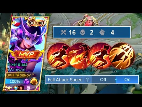 WANWAN GAMEPLAY MOBILE LEGENDS WANWAN BUILD HACK 💥