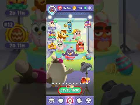 Angry Birds Dream Blast Level 1689-1690 Hard to Extreme!:)