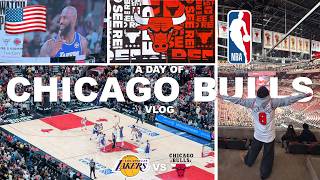 【シカゴVLOG】夢のNBA観戦！河村勇輝選手所属！ブルズvsレイカーズが最高すぎた。