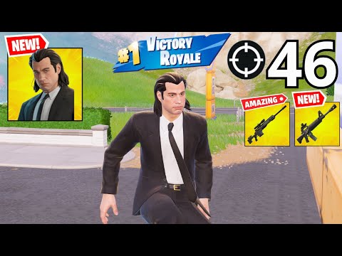 46 Elimination VINCENT VEGA Gameplay Wins Zero Build (NEW FORTNITE CHAPTER 7 SEASON 1)