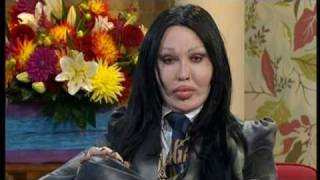 Pete Burns with his new look on This Morning - 21st September 2010