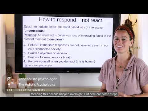 Life-changing Skill: How to Respond rather than React
