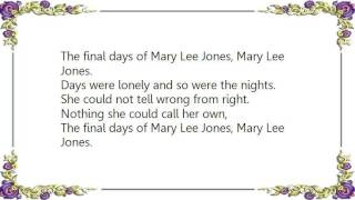 Lindsey Buckingham - Mary Lee Jones Lyrics
