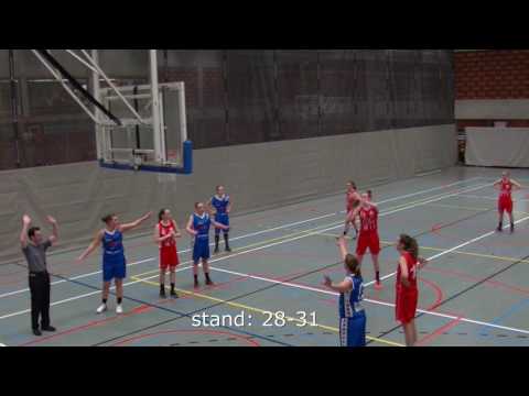 2017 03 05 Wedstrijdbeelden uit Dames Tigers Evergem A vs DBC Aalst B